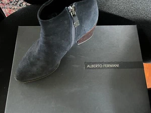 Alberto Fermani Stiefelette dunkelblau Wildleder 36 - Bild 1 von 4