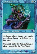 4 Cephalid Broker 4x x4 -  LP - Odyssey - SPARROW MAGIC - mtg -
