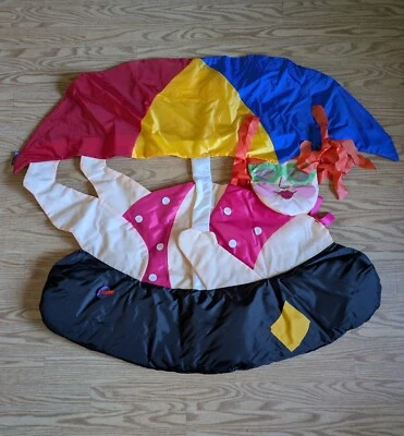 Vintage Windsport Windsock Bandera Playa Natación Dama Abuela Nylon 3D Foto 1 de 4