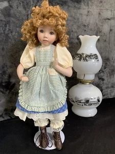 Dianna Effner Porcelain Doll Curly Locks 15-16 Inches Tall ** Missing Hand - Bild 1 von 10