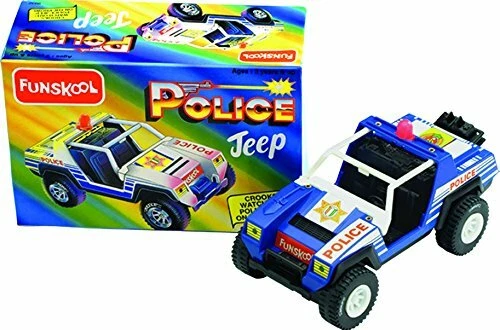 Funskool Giggles POLICE JEEP Toy For Kids Multi Color Age 3+ FREE SHIP - Image 1 of 2