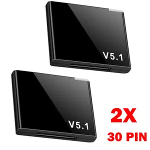 2X For I-WAVE 30 Pin Bluetooth 5.1 Audio Receiver A2DP Music Adapter 44*35*7mm - Picture 1 of 9