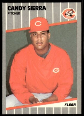 1989 Fleer Baseball Card Candy Sierra Rookie Cincinnati Reds #171 - Image 1 of 2