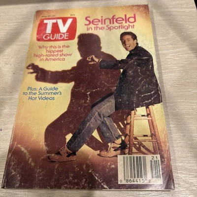 SEINFELD  May, 1992 TV Guide Magazine SHIPPED IN A SLEEVE* - Image 1 of 2