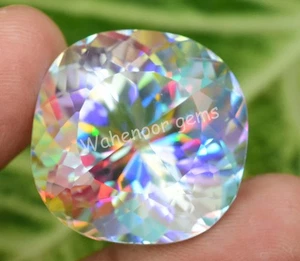 Natural Mystic Quartz 49.85 Ct Rainbow Color Stunning Certified Gemstone - Picture 1 of 7