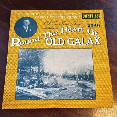 Various:  Round The Heart Of Old Galax Volume 1 LP  - hillbilly bluegrass - Image 1 of 4