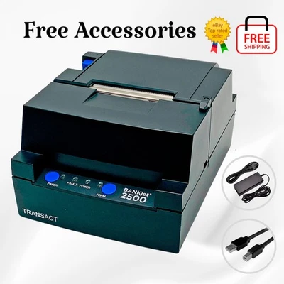 TransAct Ithaca BANKjet 2500 Inkjet Teller Receipt Validation Printer USB Serial - Image 1 of 4