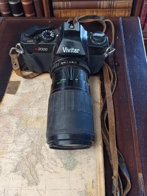 Appareil photo Vivitar vintage avec objectif - Modèle ancien de collection - Photo 1/4