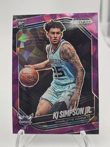 2024-25 Panini Prizm Black Kj Simpson Jr #207 Purple Ice Prizm /149 - Picture 1 of 2