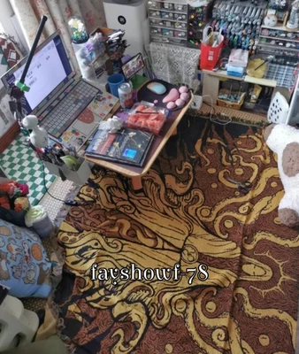 The Myth Of Cthulhu Nyarlathotep Blanket Polyester Knit Cloak Bedroom Xmas Gifts - Image 1 of 4