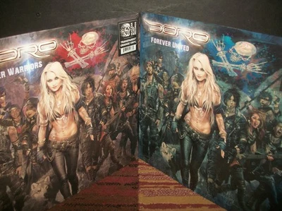 Lot: 2 DORO LPs - Forever Warriors / Forever United - New SEALED color vinyl Foto 1 de 2