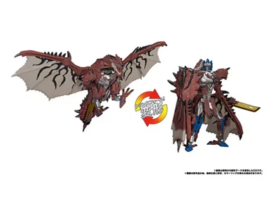 Transformers x Monster Hunter Synergenex Series Rathalos Prime Action Figure - Image 1 of 4