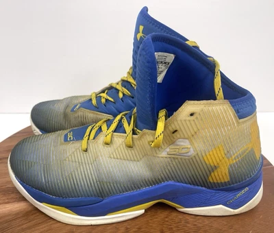 Under Armour Stephen Steph Curry 2.5 “73-9” 金州勇士队男式 9 码 — 第 1/4 张图片