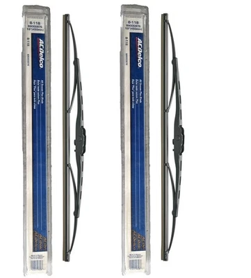 (Lote de 2) Escobilla limpiaparabrisas 18" 18 pulgadas - Limpiaparabrisas para todas las estaciones más 8-118 Foto 1 de 3