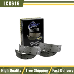 For 1987 Isuzu NPR Set of 4 Rear Heavy Duty Drum Brake Shoes - Picture 1 of 4
