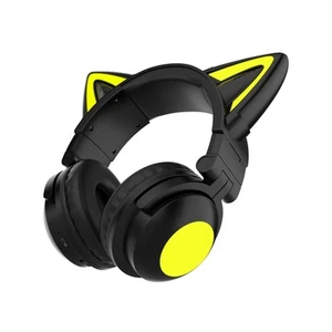 Cute Cat Ear Bluetooth Headphones with Built-in Mic, Over Ear Wired Headphone... - Picture 1 of 6
