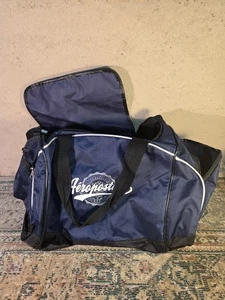 Small Aeropostale Duffle Bag Blue Carry On Travel - Picture 1 of 8