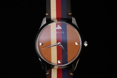 Gucci G-Timeless 126.4 Red Blue White Qz Men's Watch - Image 1 of 4