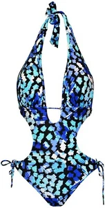 Nuevo NWSC Mujer Monokini 1 Pieza Traje de Baño S M L XL XXL 4 6 8 10 12 14 16 18  - Imagen 1 de 2