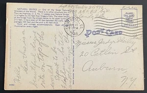 Front Royal, Virginia Post Card - mailed Jun 14, 1946 to Auburn, NY - Free Frank - Picture 1 of 2