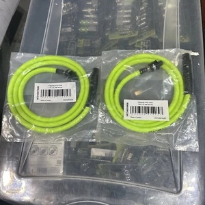 Flexzilla HFZ1405YW2B Flexzilla Whip Hose with Ball Swivel, 1/4" x 5' L (2 PACKS - Picture 1 of 5