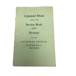 Música litúrgica del libro de servicio e himnario Iglesia luterana América Música - Imagen 1 de 4
