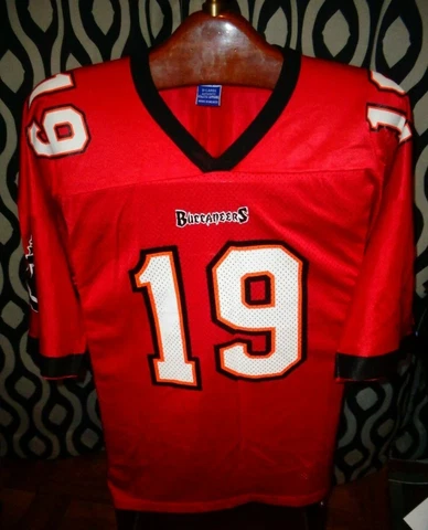 Tampa Bay Buccaneers Keyshawn Johnson Champion Jersey Size 48 Could Fit 2X - 3X Cover