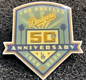 Los Angeles Dodgers 50th Anniversary Commemorative Pin. - Picture 1 of 1