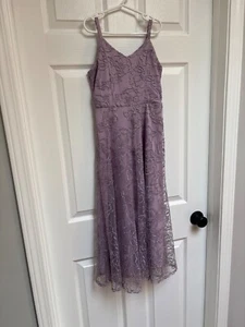 Xtroadinary Girls Dress size 7 flower lace overlay - Picture 1 of 7