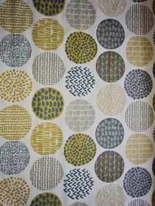 2.5 Metres Brand New Fabric Abstract Design For Cushions Blinds Light Upholstery - Picture 1 of 3
