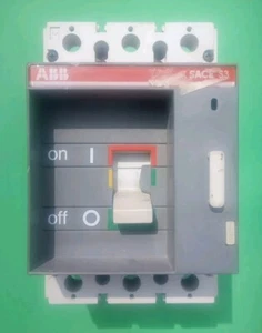 ABB Sace S3 Circuit Breaker S3N 60A 600V 3P w/ Mounting Bracket Used - Picture 1 of 5