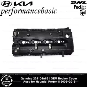 Genuine 224104A851 OEM Rocker Cover Assy for Hyundai Porter II 2006-2016 - Picture 1 of 2