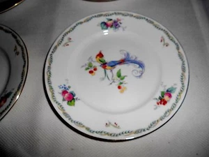 4 Vintage Rare SHELLEY Fine Bone China **VERSAILLES** 6 3/4" Dessert Plates - Picture 1 of 5