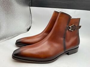 Mezlan  Conor Brown Leather Spain Boots Shoes MEN'S SZ 12 M