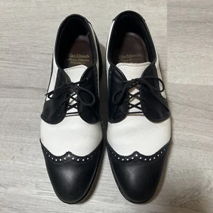 Allen Edmonds Honors Collection Fort Worth 2.0 Golf Shoe 10D Soft Spikes - Picture 1 of 6