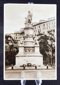 Postcard Genova Monumento a Cristoforo Colombo Italy BW - Picture 1 of 2