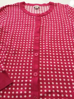 Cárdigan de lunares rosa y blanco Foto 1 de 4