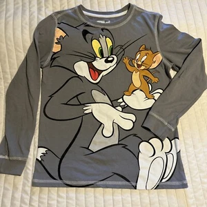 Tom and Jerry Boys Long Sleeve T-Shirt Size Youth Medium (10/12) - Picture 1 of 9