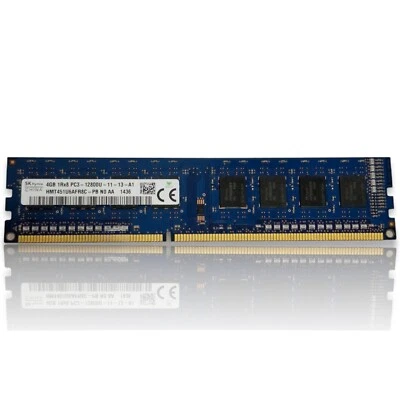 4GB DDR3 RAM SK Hynix HMT451U6AFR8A - PB NO AA 1Rx8 PC3 - 12800U-11-13-A1 #520 - Immagine 1 di 2
