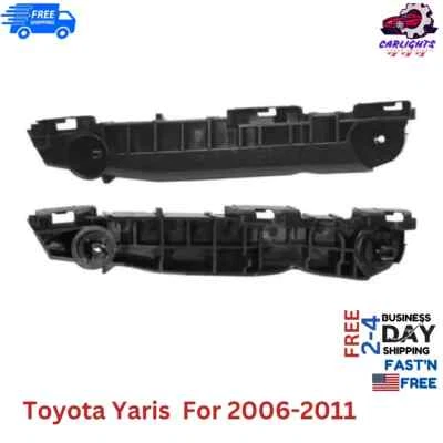 Bumper Bracket Set For 2007-2011 Toyota Yaris Hatchback Front Left Right Plastic Foto 1 de 4