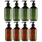 Eco friendly 4pcs Reusable Bottles for Bathroom Shower Gel Shampoo 500ml