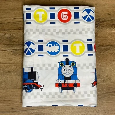 Thomas & Friends Twin Flat Sheet 2021 Gullane Kids Boy's Bedding Print Fabric - Image 1 of 4