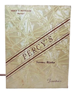 1950's Percy's Liquor Store & Pub Fountain Menu Juneau Alaska RRP 71 - Picture 1 of 4