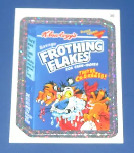 WACKY PACKAGES ANS8 SILVER FLASH FOIL #30 FROTHING FLAKES     NM/MT - Picture 1 of 1