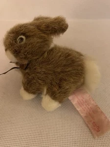 Russ Berrie ‘Brett’ Bunny Rabbit Soft Plush Toy 4” Vintage - Picture 1 of 5