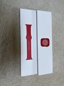 Apple Watch Series 8 GPS 45mm (PRODUCT)RED S/M RED SPORT BAND - Zdjęcie 1 z 6