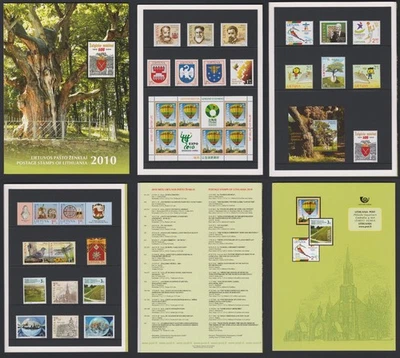 Lithuania Official Year Set 2010 MNH aXF Complete as Issued with Stamps & Blocks - Image 1 of 4