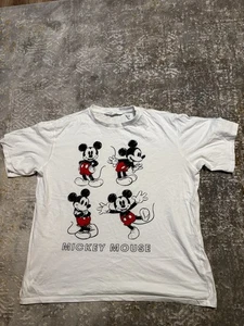 H&M T-Shirt Mädchen Gr. 158/164, weiß, Mickey Mouse - Bild 1 von 7