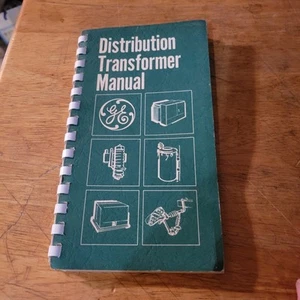 GE General Electric Distribution Transformer Manual Green Rare Book GET-2485G - Bild 1 von 6