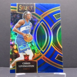 Chris Livingston (RC) - 2023-24 Select Blue Silver Premier Prizm - #107 - Picture 1 of 2